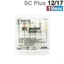 Файлы машинные с памятью формы SC PLUS 12/17, 19мм. (6шт.) SOCO 1231916581