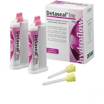 Detaseal hydroflow lite Regular А-Силиконовый оттискной материал, корриг. слой (2 х 50 мл + 12 нас.) Detax (Германия) 0001912998