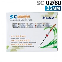 Файлы машинные с памятью формы SC 02/60, 25мм. (6шт.) SOCO 1231916540
