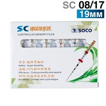 Файлы машинные с памятью формы SC 08/17, 19мм. (6шт.) SOCO 1231916531