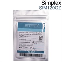 Штифты стекловолоконные, кварцевые Nano Ceramic Post "Simplex" цилидроконические  1,2-0,4-18мм. (10шт.) SIM120QZ. STEA 1231917982