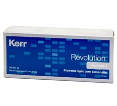 Revolution Formula 2, Эмаль C3 (4 шприца по 1гр + 20 насадок), жидкий композитный материал, 29504, Kerr 1231914347