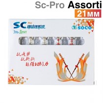 Файлы машинные с памятью формы SC-Pro 2018, 21мм, ассорти (6шт.) SOCO 1231916575