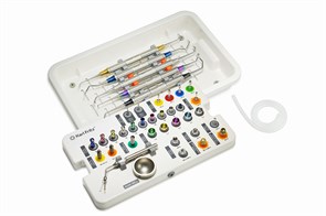 Hahnenkratt RELAX FS Rhodium - родиевое зеркало с ручкой, №5, диаметр 24 мм, ассорти, 10 шт 7110