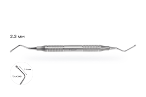 Кюретажная ложка Lucas 84 2.3/2.3 мм 4001