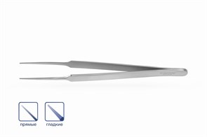 Пинцет MICRO микрохирургический прямой 11.5 см 5358
