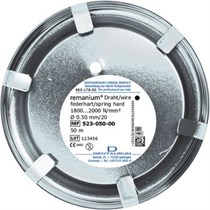 Проволока лабораторная Remanium круглая пружинно жесткая 0,5 мм 50 м 75787