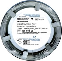 Проволока лабораторная Noninium круглая пружинно жесткая 0,8 мм 20 м 76414