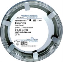 Проволока лабораторная Remanium круглая жесткая 0,8 мм 20 м 75774
