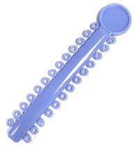 Лигатура эластичная на модуле цвет васильковый №23, 26 колец 77561