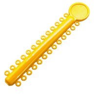 Лигатура эластичная на модуле цвет желтый №9, 26 колец 77695