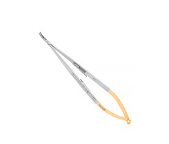 Nopa Instruments AE 579/18 - микроиглодержатель TUC CASTROVIEJO изогнутый, 18 см AE 579/18