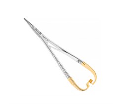 Nopa Instruments AE 504/14 - иглодержатель MATHIEU прямой с твердосплавными вставками, 14 см AE 504/14