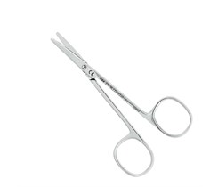 Asa Dental 0330-2 - ножницы хирургические препаровочные N2 изогнутые по плоскости, 11,5 см 0330-2