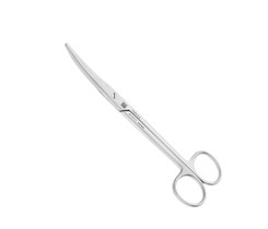 Nopa Instruments AC 071/17 - ножницы операционные MAYO, тупоконечные, изогнутые, 17 см AC 071/17