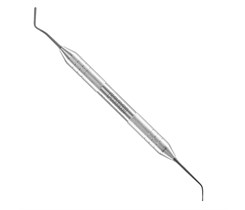 Fabri 1304-1,0F Black - удлиненная узкая гладилка с штопфером-шариком Ø1.0mm, эргономичная ручка Ø10mm, покрытие Black 1304-1,0F Black