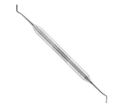 Fabri 1303-1,5F Black - узкая гладилка с двухугловым штопфером-шариком Ø1.5mm, эргономичная ручка Ø10mm, покрытие Black 1303-1,5F Black