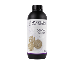 HARZ Labs Form2 Dental Sand A3 - фотополимерная смола для стоматологии, цвет бежевый, 1 кг 032795