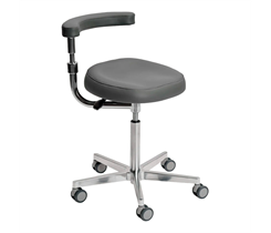 MedErgoStuhle MedErgo-802 - стул врача с абдоминальным упором, цвет чёрный 150-1195 035640