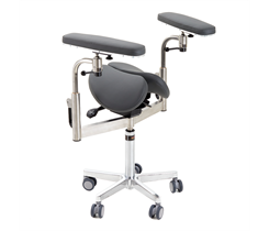 MedErgoStuhle MedErgo-783 Экспорт Плюс - стул микроскописта, цвет чёрный 150-1195 024033