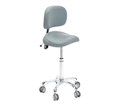 MedErgoStuhle MedErgo-791 - стул-седло со спинкой, цвет чёрный 150-1195 038046
