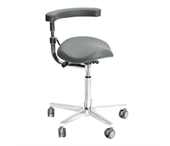 MedErgoStuhle MedErgo-803 - стул-седло с абдоминальным упором, цвет чёрный 150-1195 038113