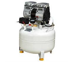 Mercury HK-1EW-30 (ND-70) - безмасляный компрессор для одной стоматологической установки, с ресивером 30 л (70 л/мин), с кожухом 011332