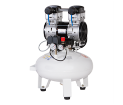 Remeza KM-24.OLD10 - безмасляный компрессор для одной стоматологической установки, без осушителя, с ресивером 24 л, 70 л/мин СБ4-24.OLD10С / KM-24.OLD10