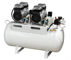 Mercury HK-4EW-65 (ND-200) - безмасляный компрессор для 3-х стоматологических установок, с ресивером 65 л (200 л/мин) HK-4EW-65