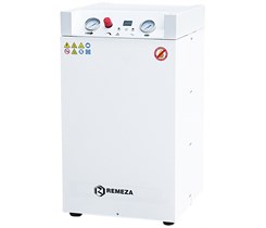 Remeza КМ-24.OLD20К - безмасляный компрессор для 3-x стоматологических установок, без осушителя, с кожухом, с ресивером 24 л, 160 л/мин СБ4-24.OLD20С / КМ-24.OLD20К