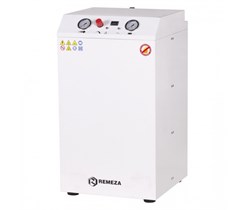 Remeza КМ-24.OLD20КМ - безмасляный компрессор для 3-x стоматологических установок, с осушителем мембранного типа, с кожухом, с ресивером 24 л, 140 л/мин СБ4-24.OLD20С / КМ-24.OLD20KM
