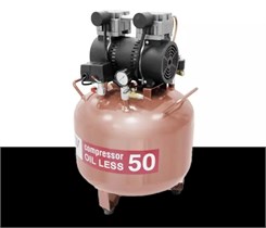 WuerWei W-602A - безмасляный компрессор для одной стоматологической установки с ресивером 50 л (100 л/мин) W-602A