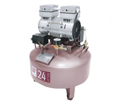 WuerWei W-601A - безмасляный компрессор для одной стоматологической установки с ресивером 24 л (85 л/мин) W-601A