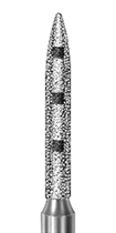 Бор алмазный, пламевидный, лазерная маркировка глубина, 6862D.314.016 6862D.314.016