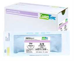 ЕВРОКРИЛ 2/0 (12шт, 75см, 26мм Колющая, 1/2) : АРТ 2612К1 2/0(3)75-ПГЛ 00000015834