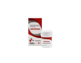 Акрипак порошок розовый (6гр), РуДент 00000014047