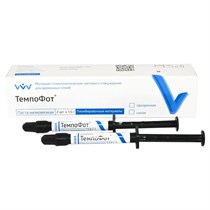 ТемпоФот паста (2 шприц х 1,5г), прозрачная низковязкая, ВладМиВа 00000008054