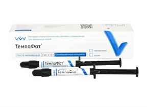 ТемпоФот паста (2 шприц х 1,5г), синия низковязкая, ВладМиВа 00000011359