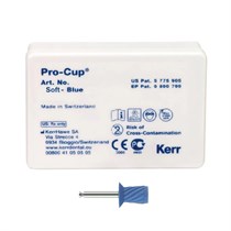 Полировочные чашечки Pro-Cup мягкие голубые, винтообразные, 30шт, 990/30, KERR 00000005121