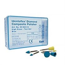 Силиконовые головки с алмазным покрытием (Identoflex), ассорти (6шт) №5601/6 KERR 00000005341