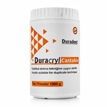 Пластмасса холодной полимеризации Duracryl Castable,порошок (1кг), Duradent УТ-00003993