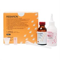 Ребарон (Rebaron), Самооотверждаемая пластмасса для жесткой перебазировки, 100г+104мл, 004839, GC 00000000639