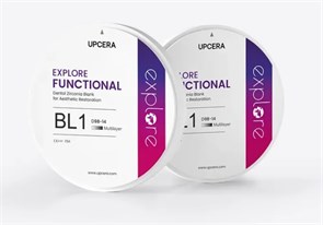 Циркониевый диск Explore Functional D98 - A3 - 16 мм, Upcera УТ-00009437