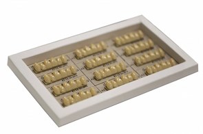 Зубы акриловые ANIS PROFI 3-х слойные №21 A3 фронтальные верхние, 6шт, АНИС УТ-00001234