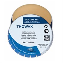 Воск моделировочный THOWAX бежевый (70г), 710-0000, Yeti УТ-00004658