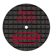 Диски отрезные Dynex 22х0,3мм (20шт) #57-0322, RENFERT 00000006509