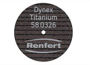 Диски отрезные Dynex Titanium 0.3х26мм (20шт) #58-0326, RENFERT УТ-00004395