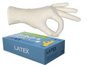 Перчатки латексные L (8-9), 100шт, Mediok УТ-00007227