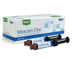 Максцем Элит (Maxcem Elite), прозрачный, цемент, 2шпр по 5г., 34058, KERR УТ-00001070