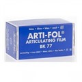 Фольга артикуляционная BK 77 Arti-Fol 8 мкм, 75мм х 15м, синяя, двусторонняя, Bausch 1231910911 - фото 318308